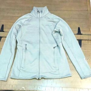 Patagonia Gray Waffle Full Zip Jacket Sz S